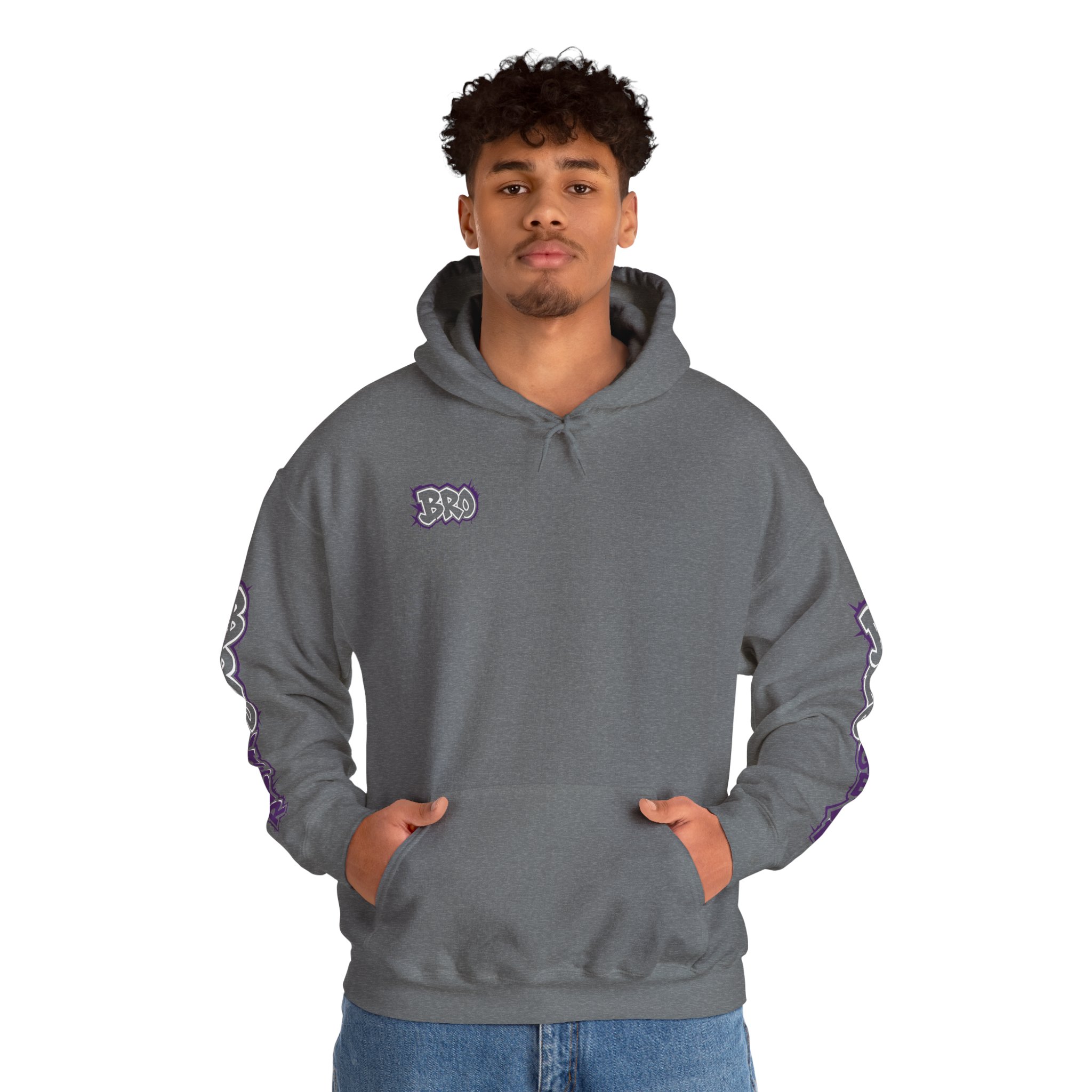 BRB Fear Graphic Hoodie | Streetwear Graffiti Backprint, Sleeve Text - Image 11