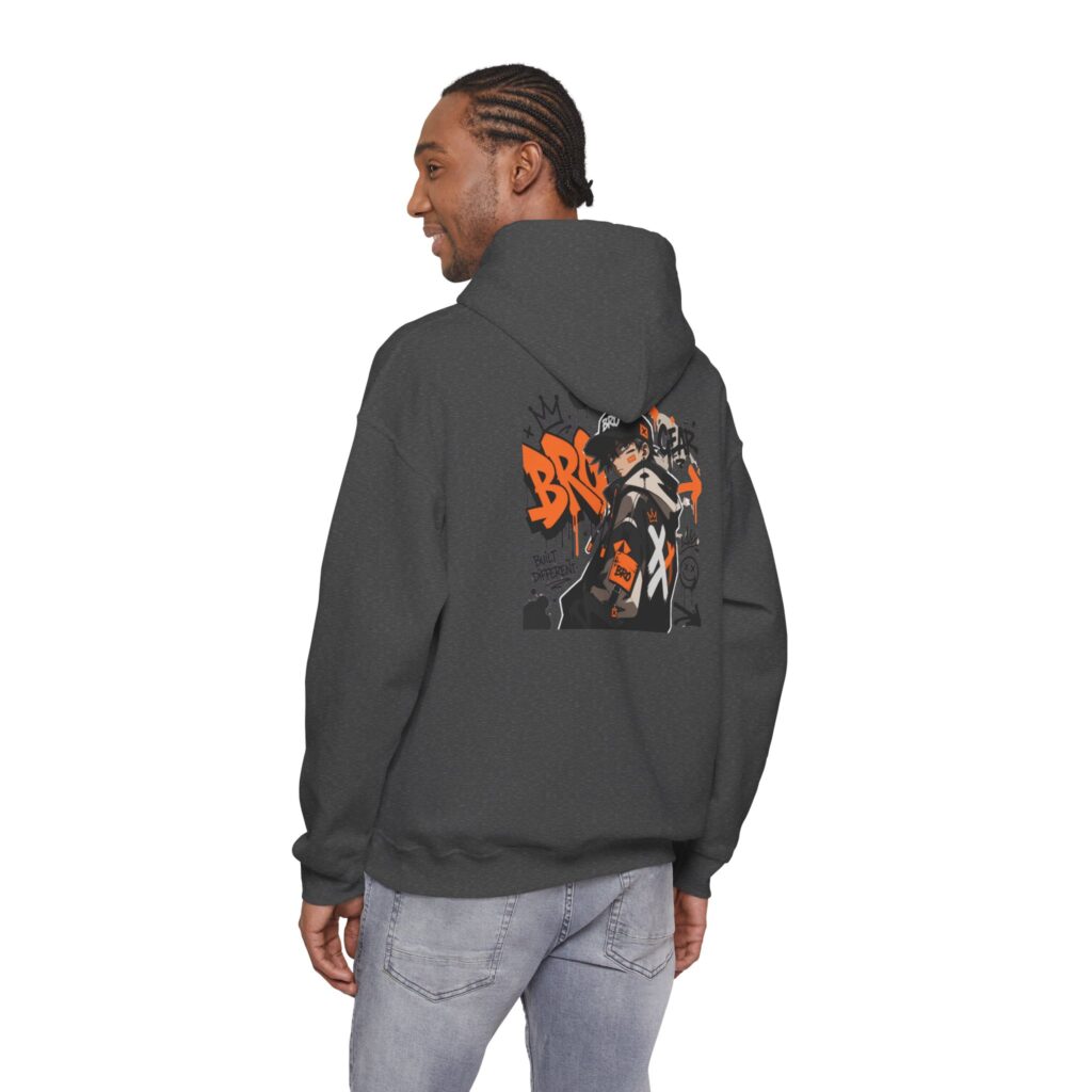 Graffiti Skate Punk Character Hoodie | Streetwear Graphic Sweatshirt