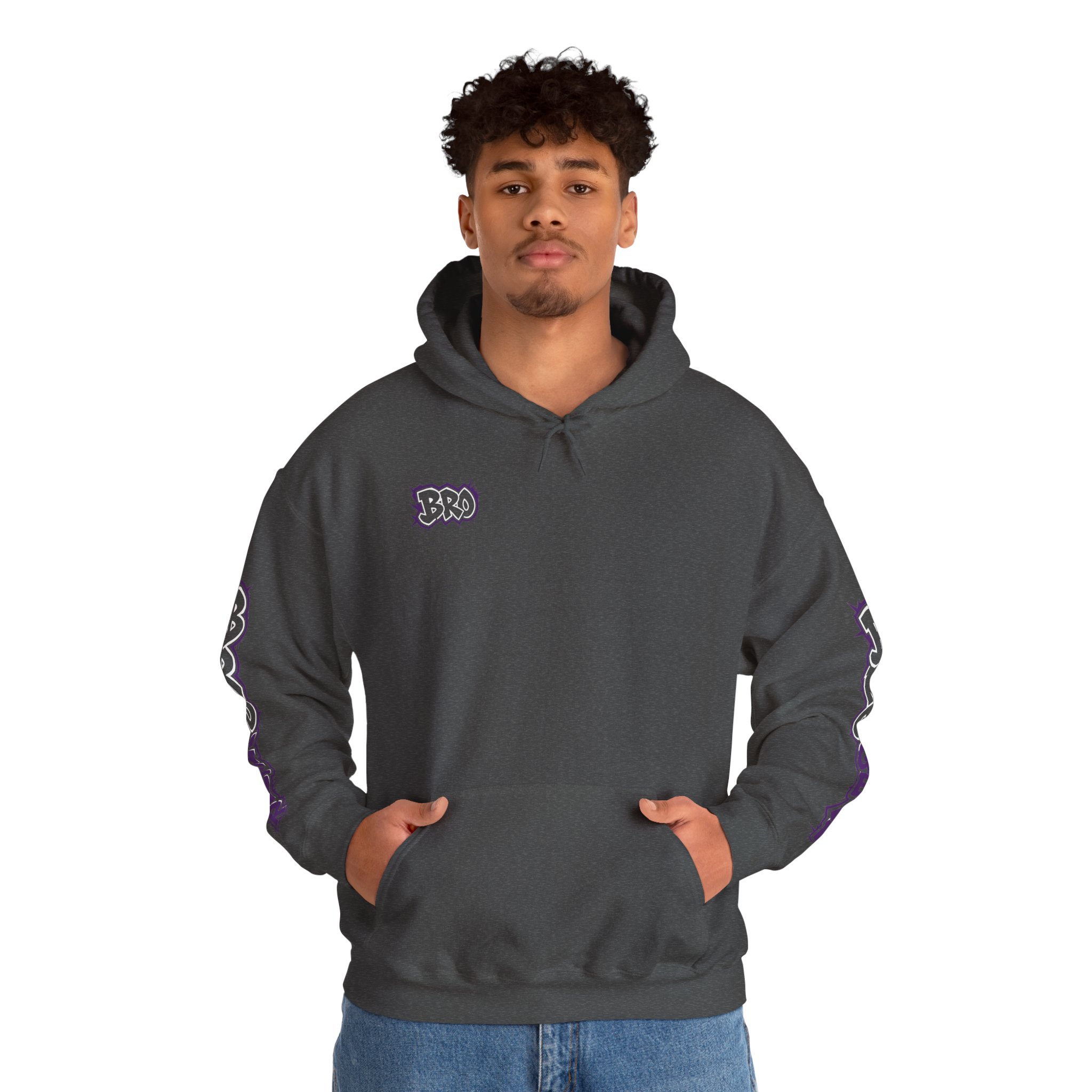 BRB Fear Graphic Hoodie | Streetwear Graffiti Backprint, Sleeve Text - Image 15
