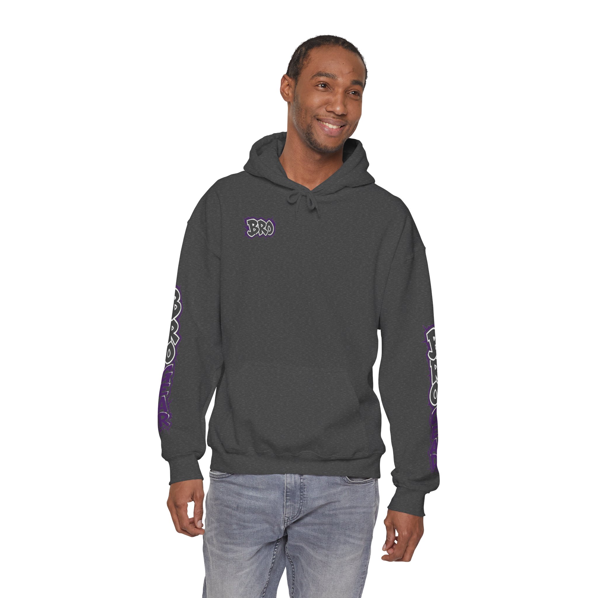 BRB Fear Graphic Hoodie | Streetwear Graffiti Backprint, Sleeve Text - Image 18