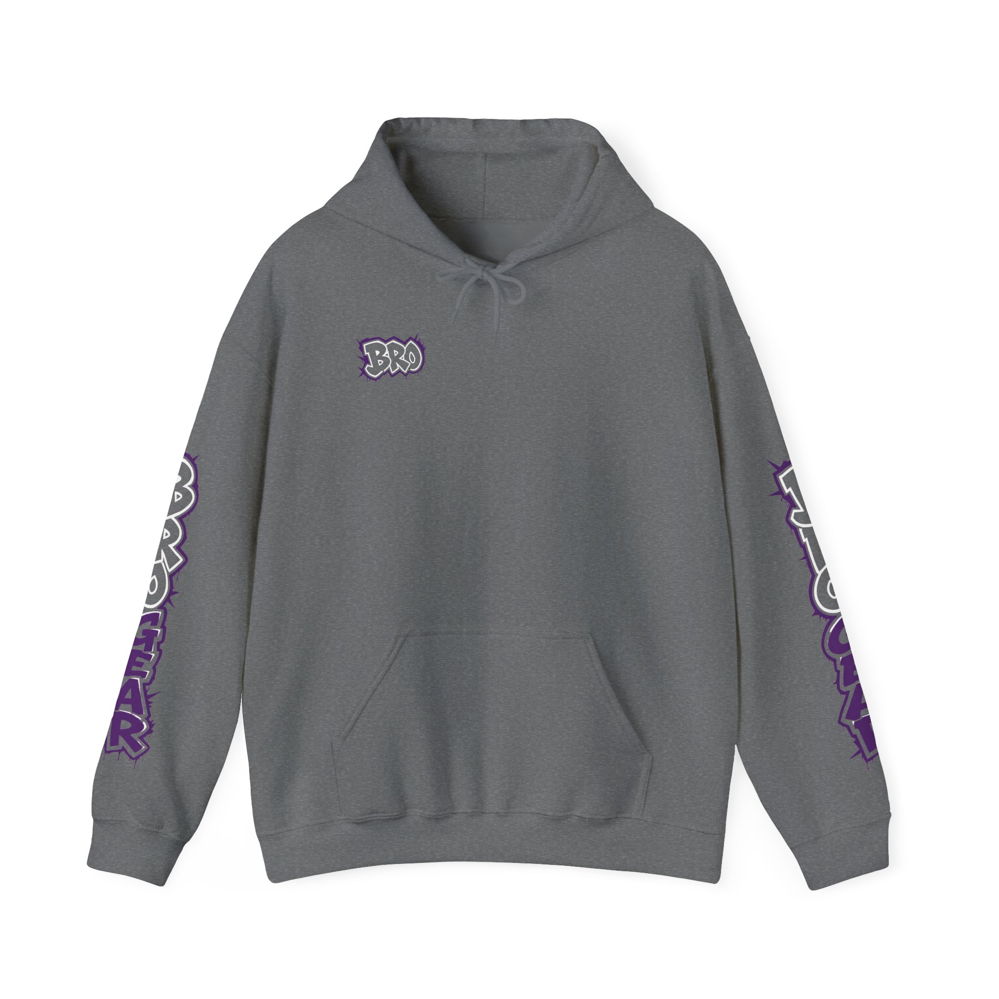 BRB Fear Graphic Hoodie | Streetwear Graffiti Backprint, Sleeve Text - Image 9