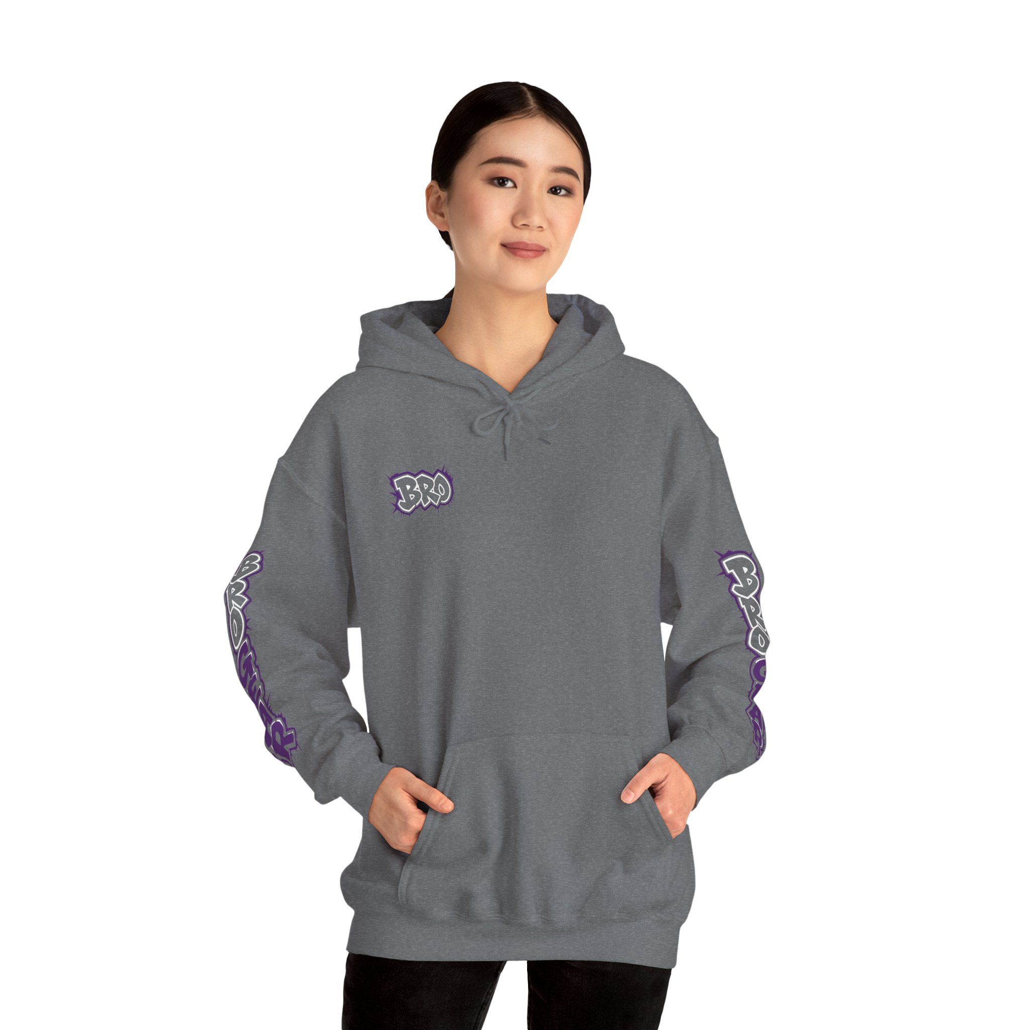 BRB Fear Graphic Hoodie | Streetwear Graffiti Backprint, Sleeve Text - Image 10
