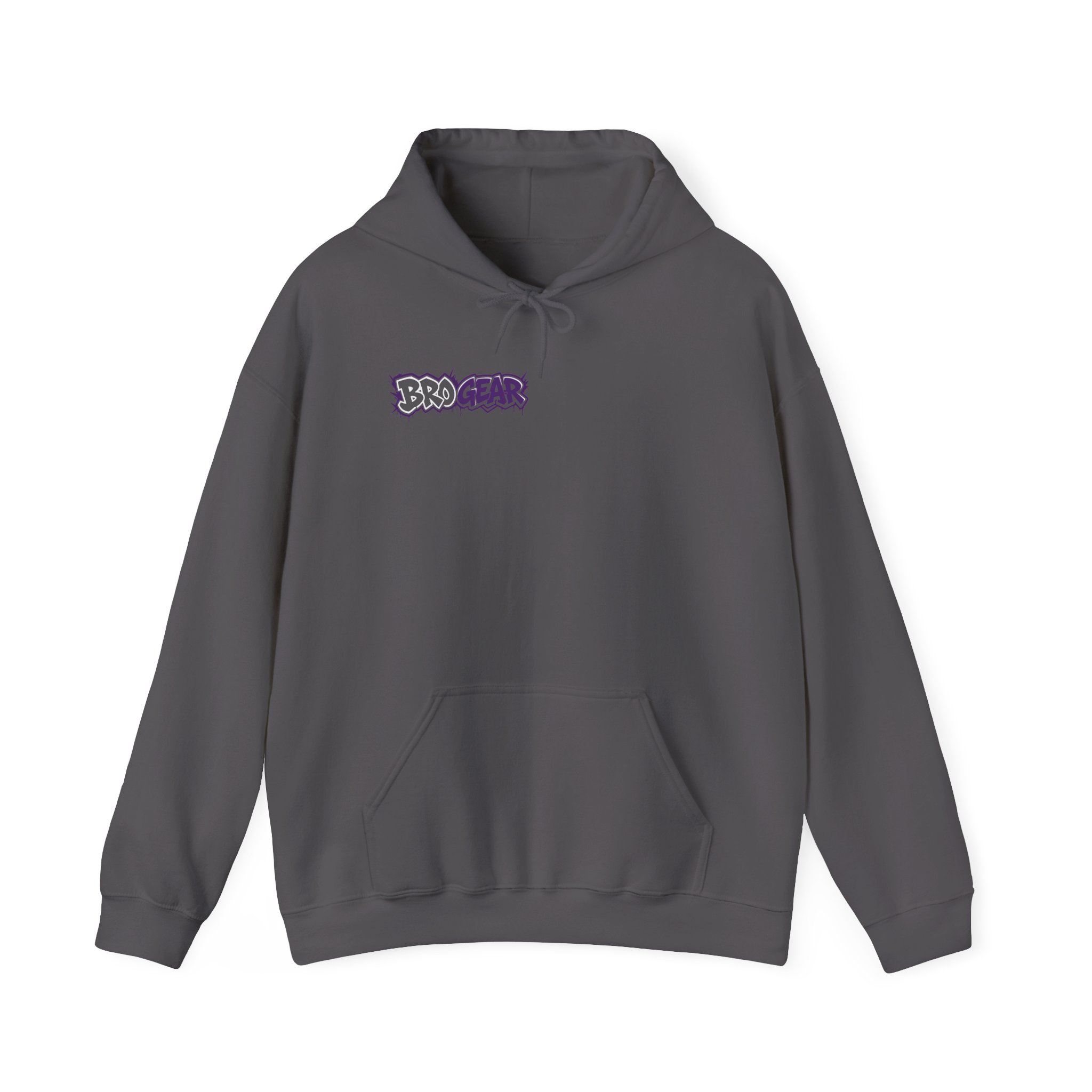 BRO Gear Anime Character Hoodie | Black Graphic Streetwear, Purple Orange Design - Image 14
