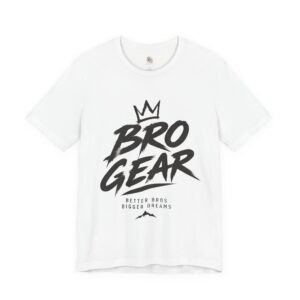 Bro Gear graphic tee | Bro Gear logo shirt, streetwear crown design