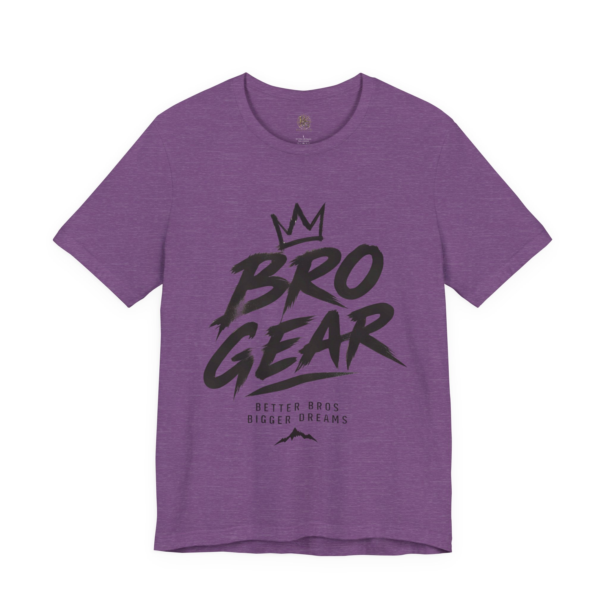 Bro Gear graphic tee | Bro Gear logo shirt, streetwear crown design - Image 61
