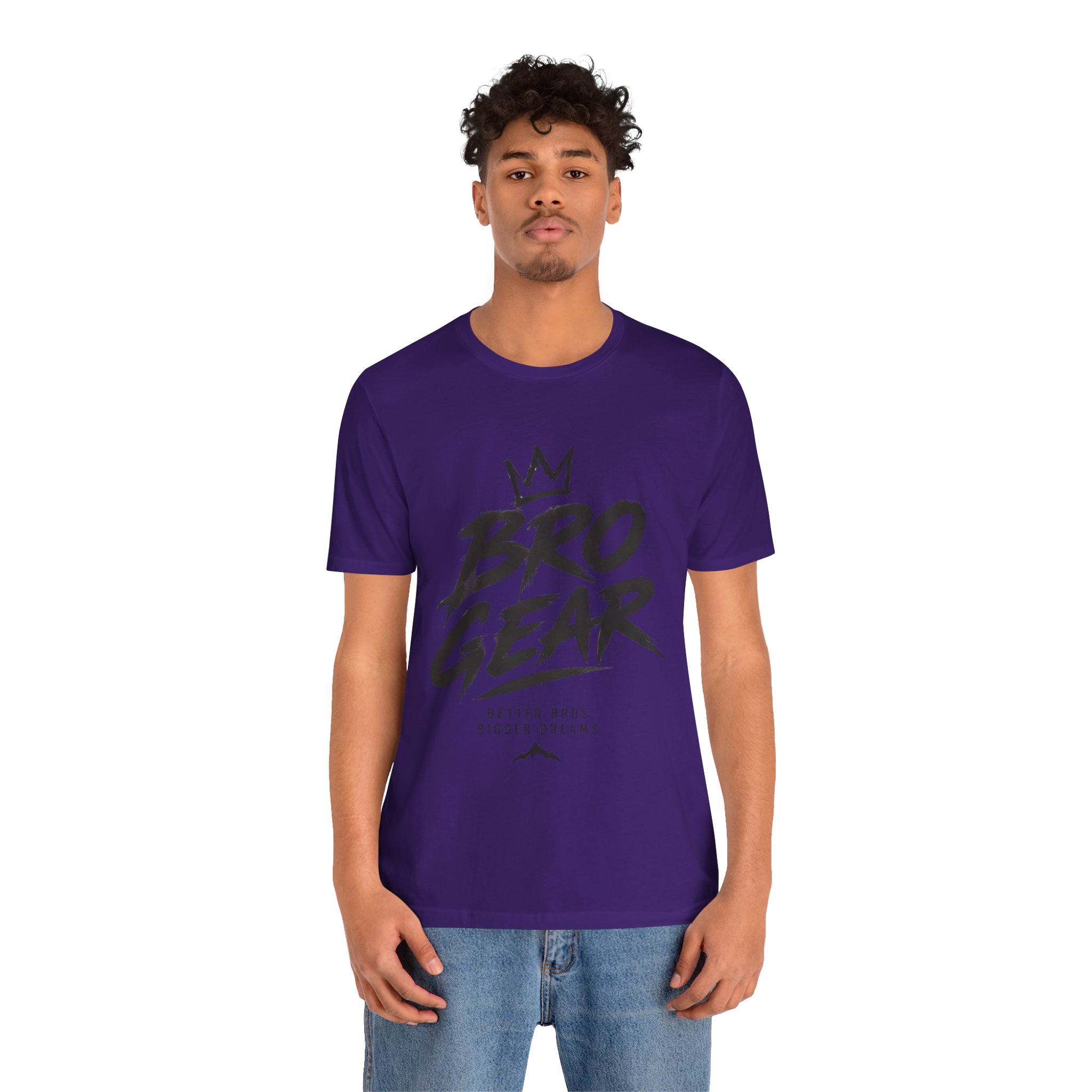 Bro Gear graphic tee | Bro Gear logo shirt, streetwear crown design - Image 68