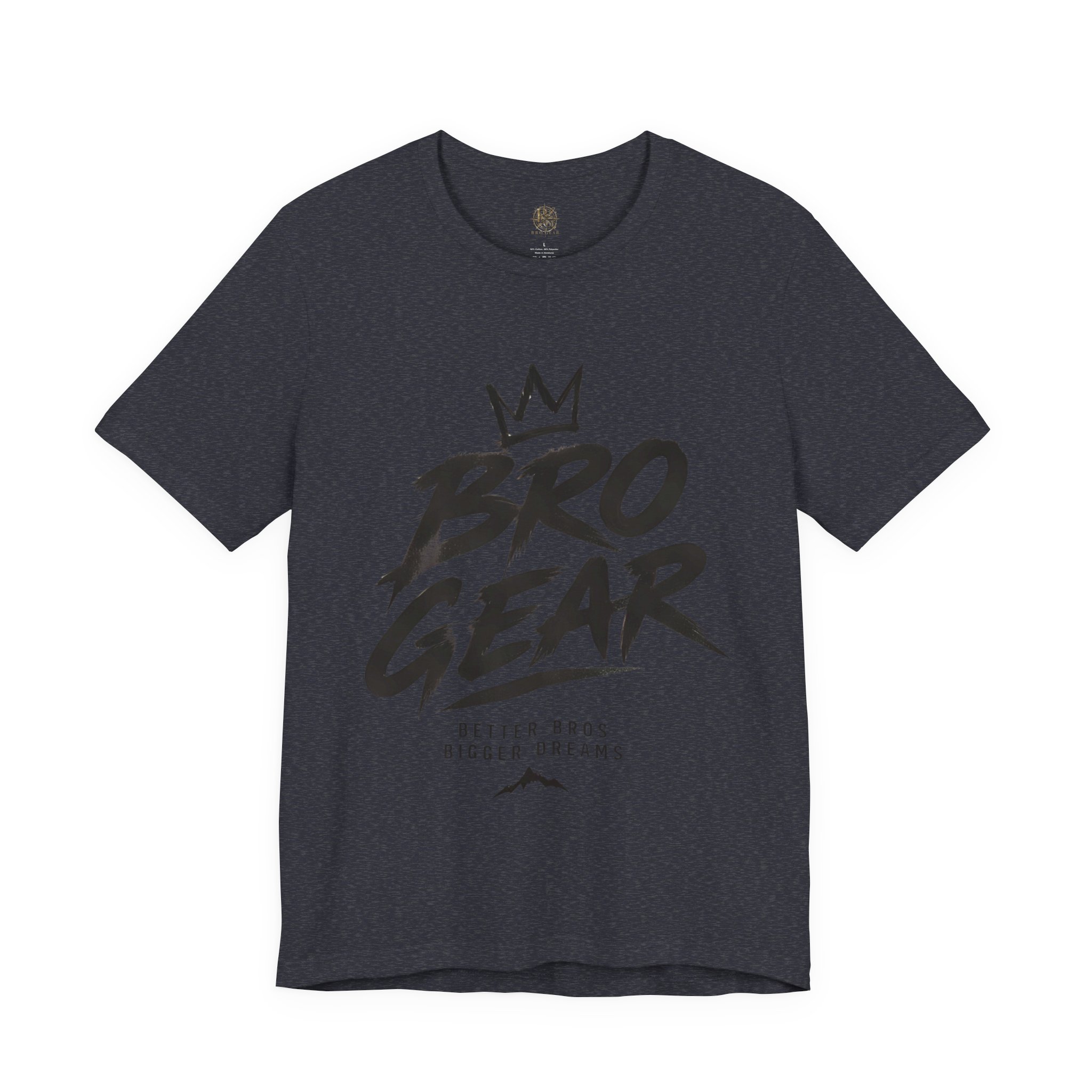 Bro Gear graphic tee | Bro Gear logo shirt, streetwear crown design - Image 56