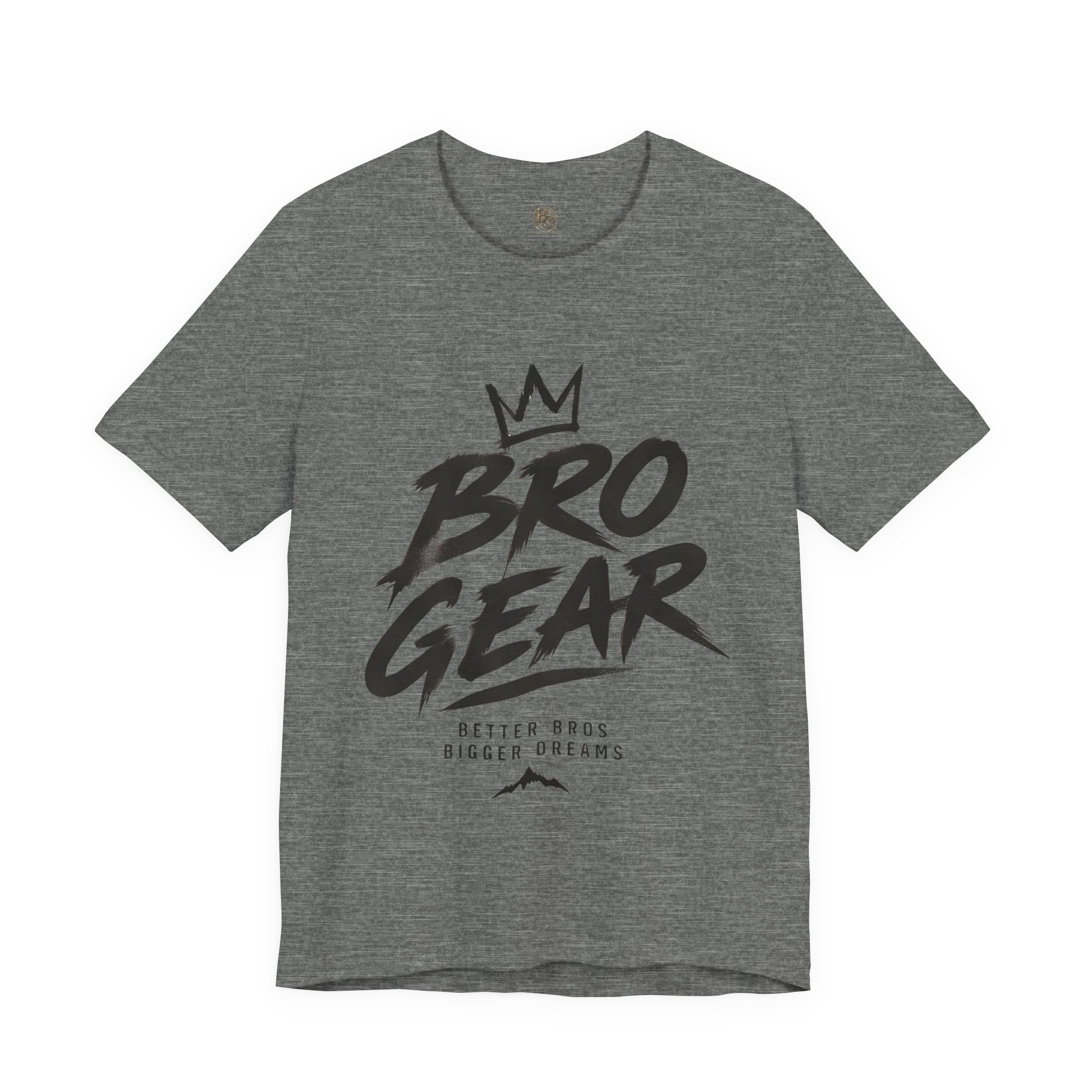 Bro Gear graphic tee | Bro Gear logo shirt, streetwear crown design - Image 6