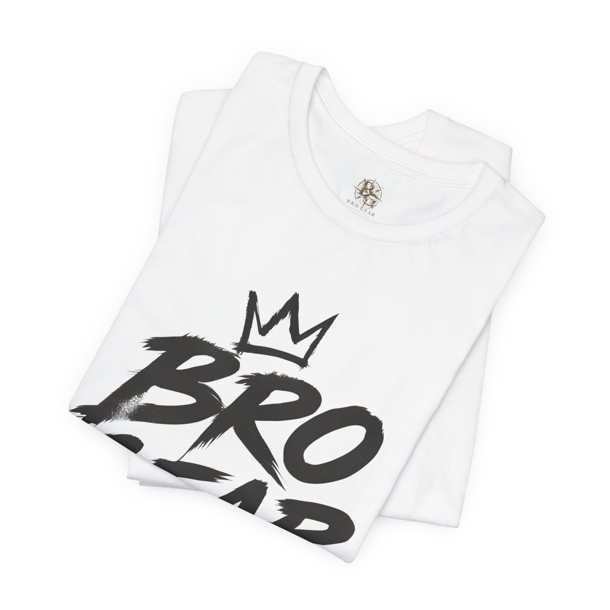 Bro Gear graphic tee | Bro Gear logo shirt, streetwear crown design - Image 2