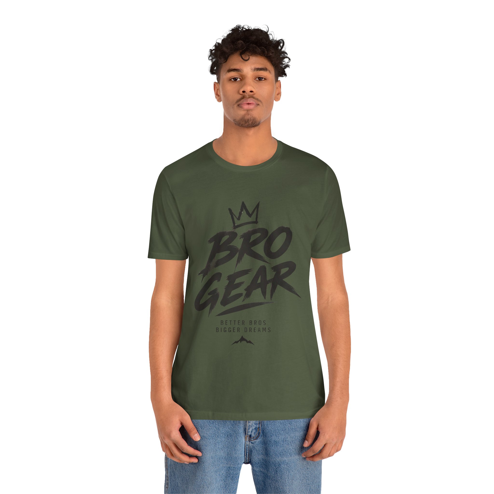 Bro Gear graphic tee | Bro Gear logo shirt, streetwear crown design - Image 23