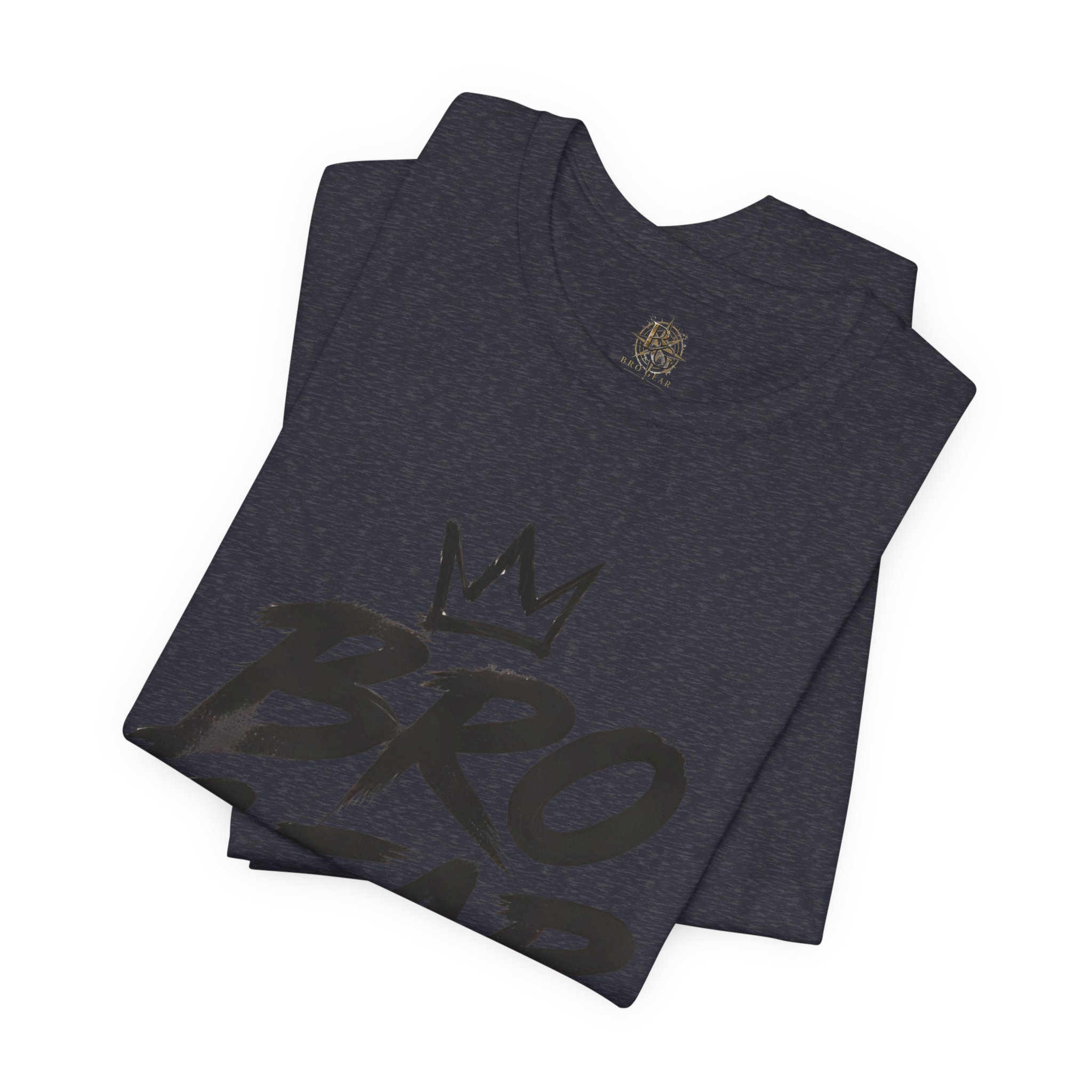 Bro Gear graphic tee | Bro Gear logo shirt, streetwear crown design - Image 57