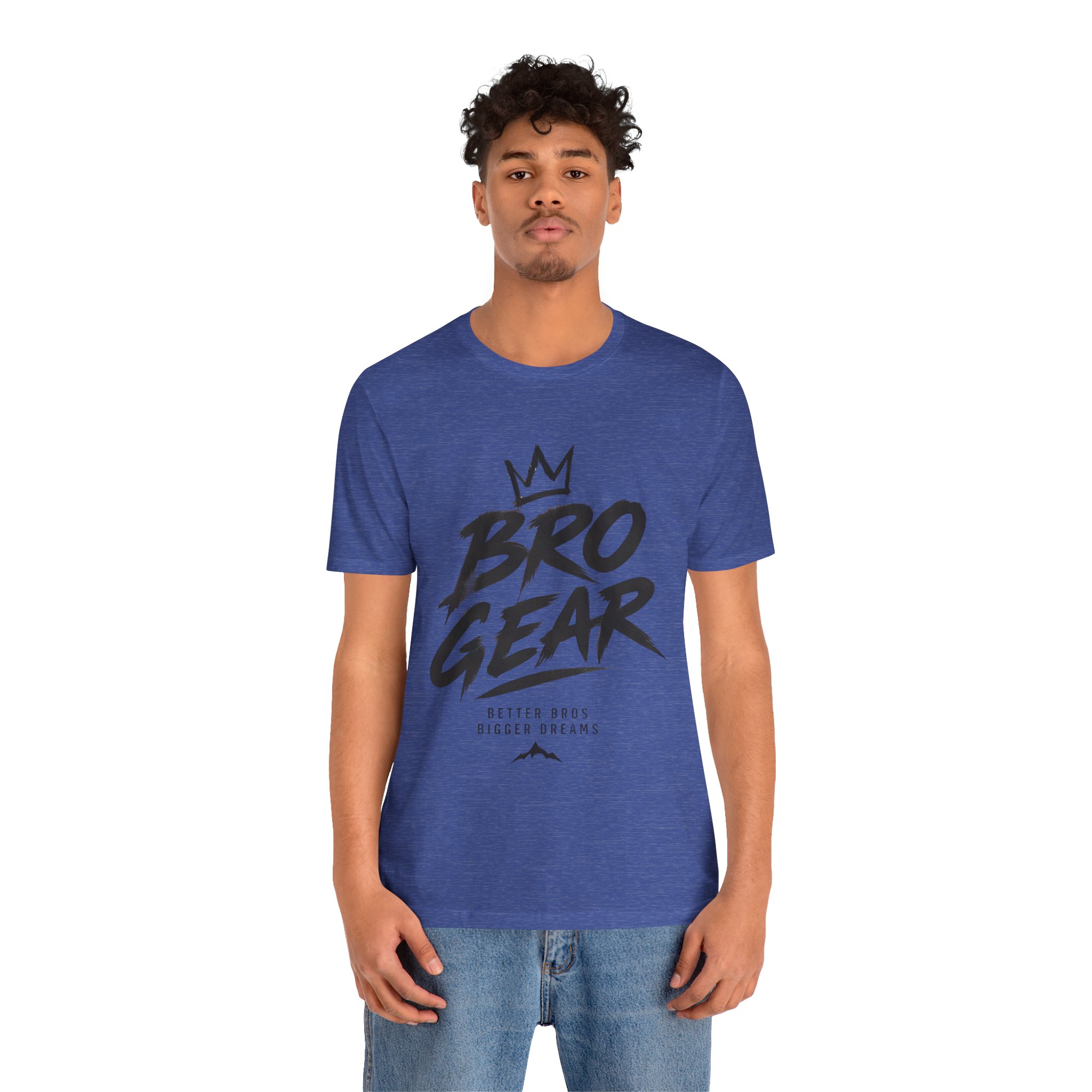 Bro Gear graphic tee | Bro Gear logo shirt, streetwear crown design - Image 48