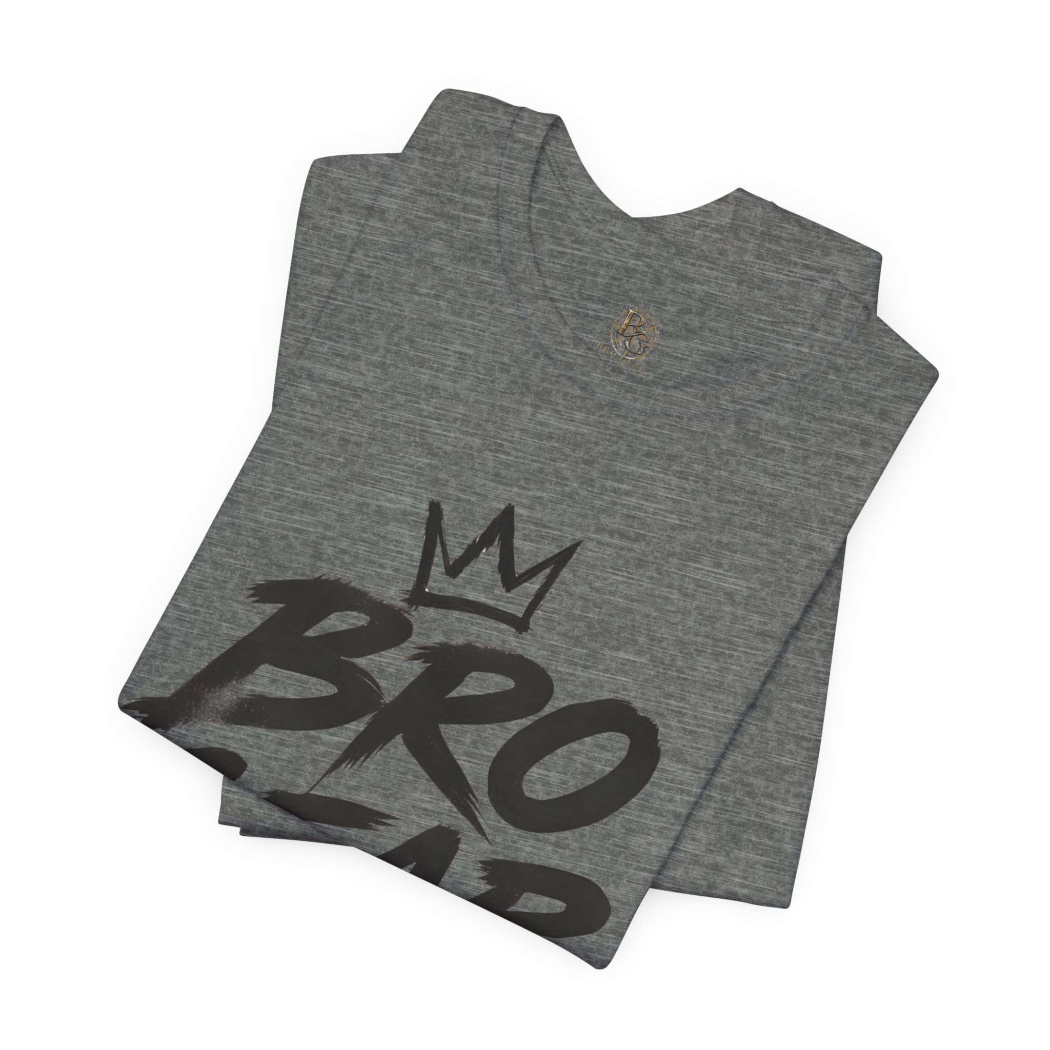 Bro Gear graphic tee | Bro Gear logo shirt, streetwear crown design - Image 7