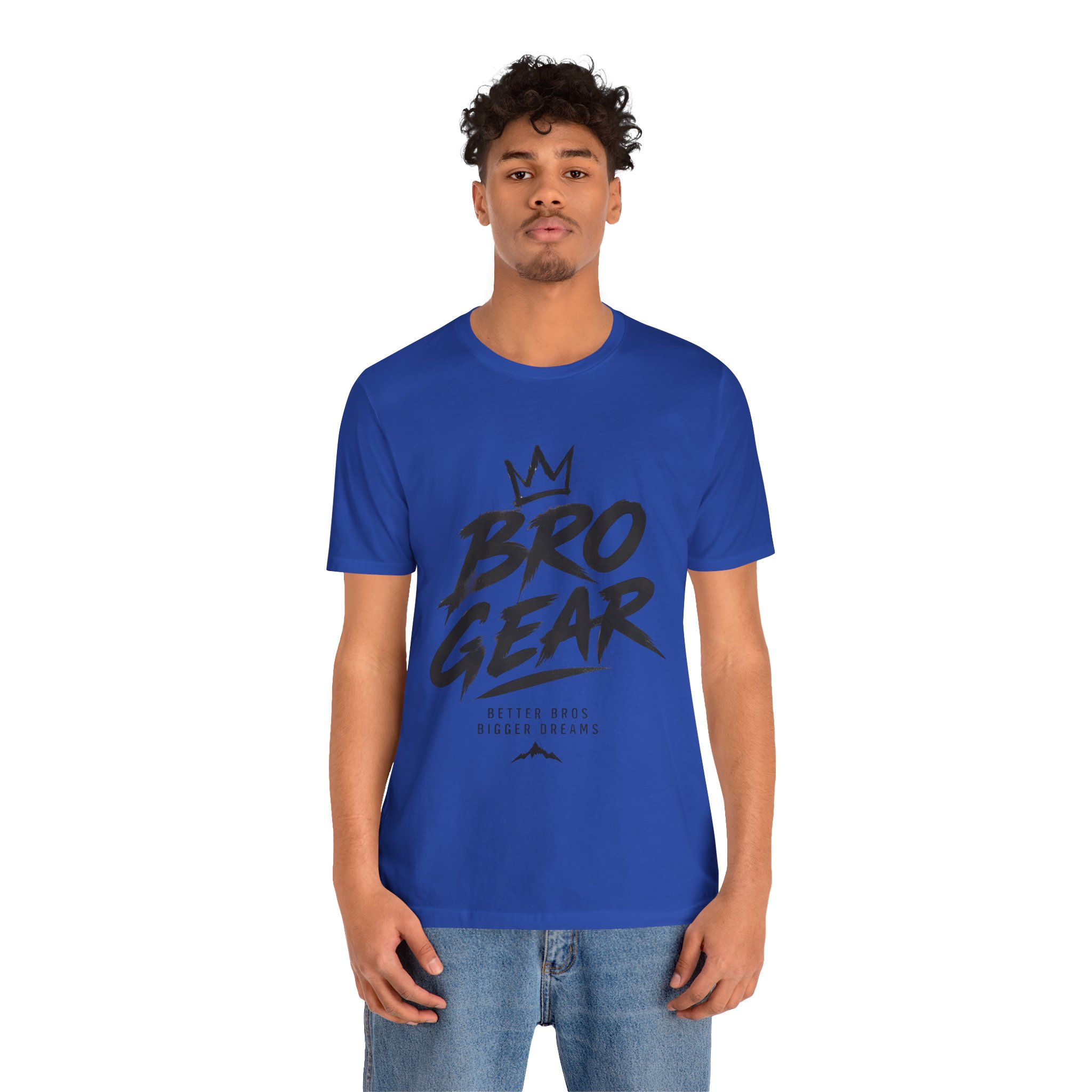 Bro Gear graphic tee | Bro Gear logo shirt, streetwear crown design - Image 43