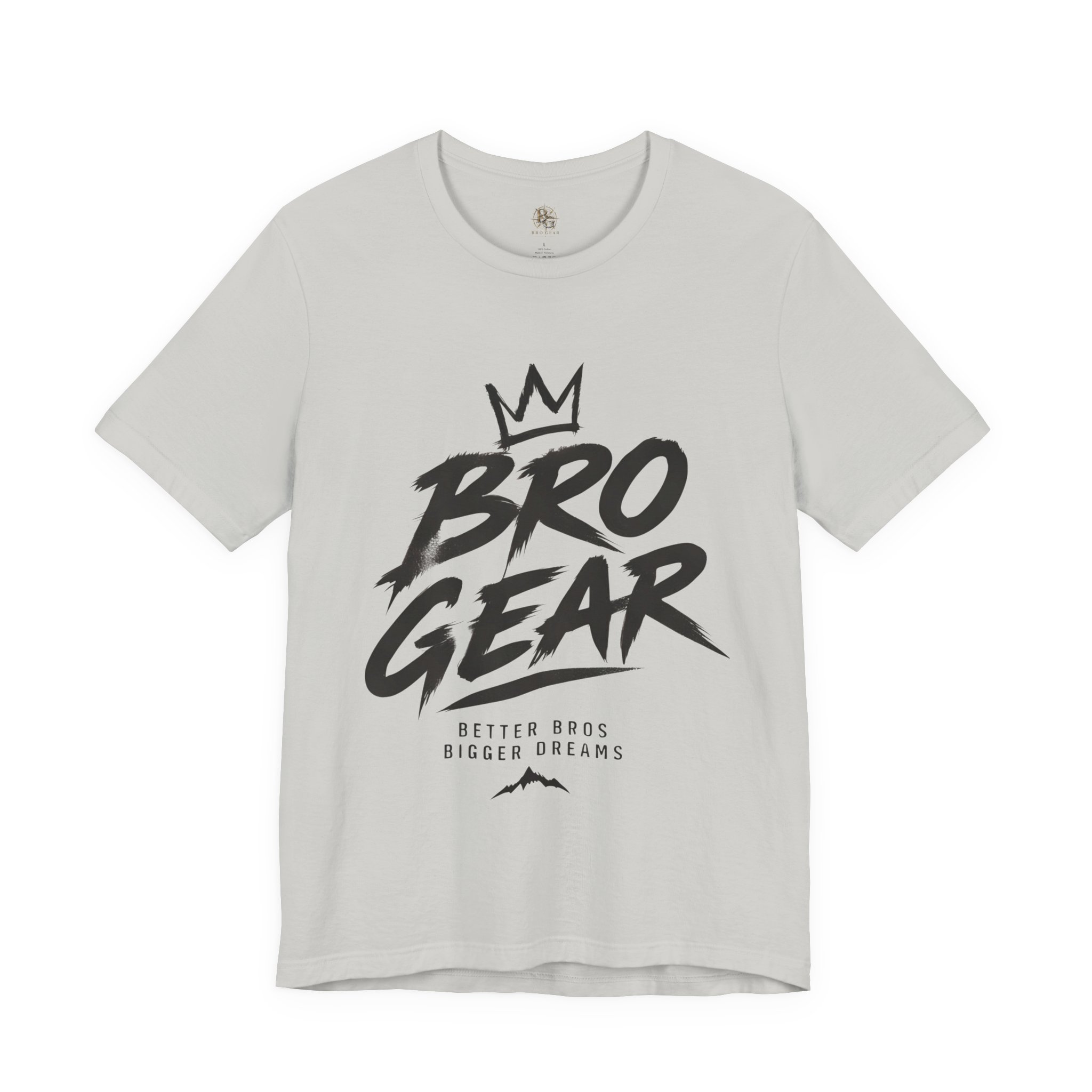 Bro Gear graphic tee | Bro Gear logo shirt, streetwear crown design - Image 11