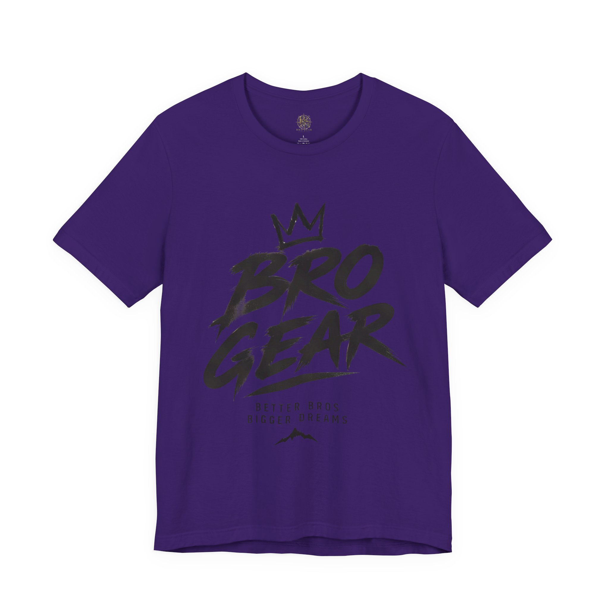 Bro Gear graphic tee | Bro Gear logo shirt, streetwear crown design - Image 66