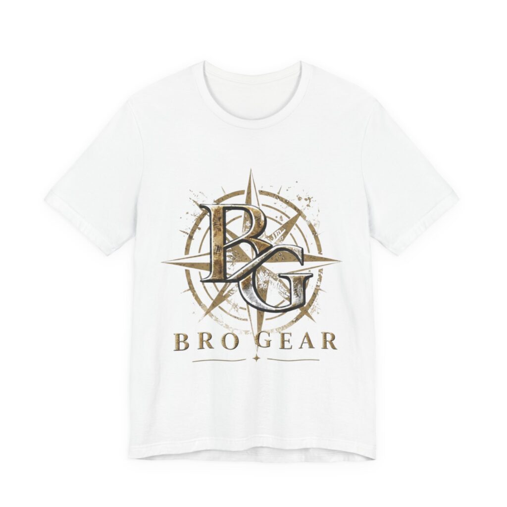 BG Compass Logo Bro Gear Tee | Nautical Compass Graphic T-Shirt