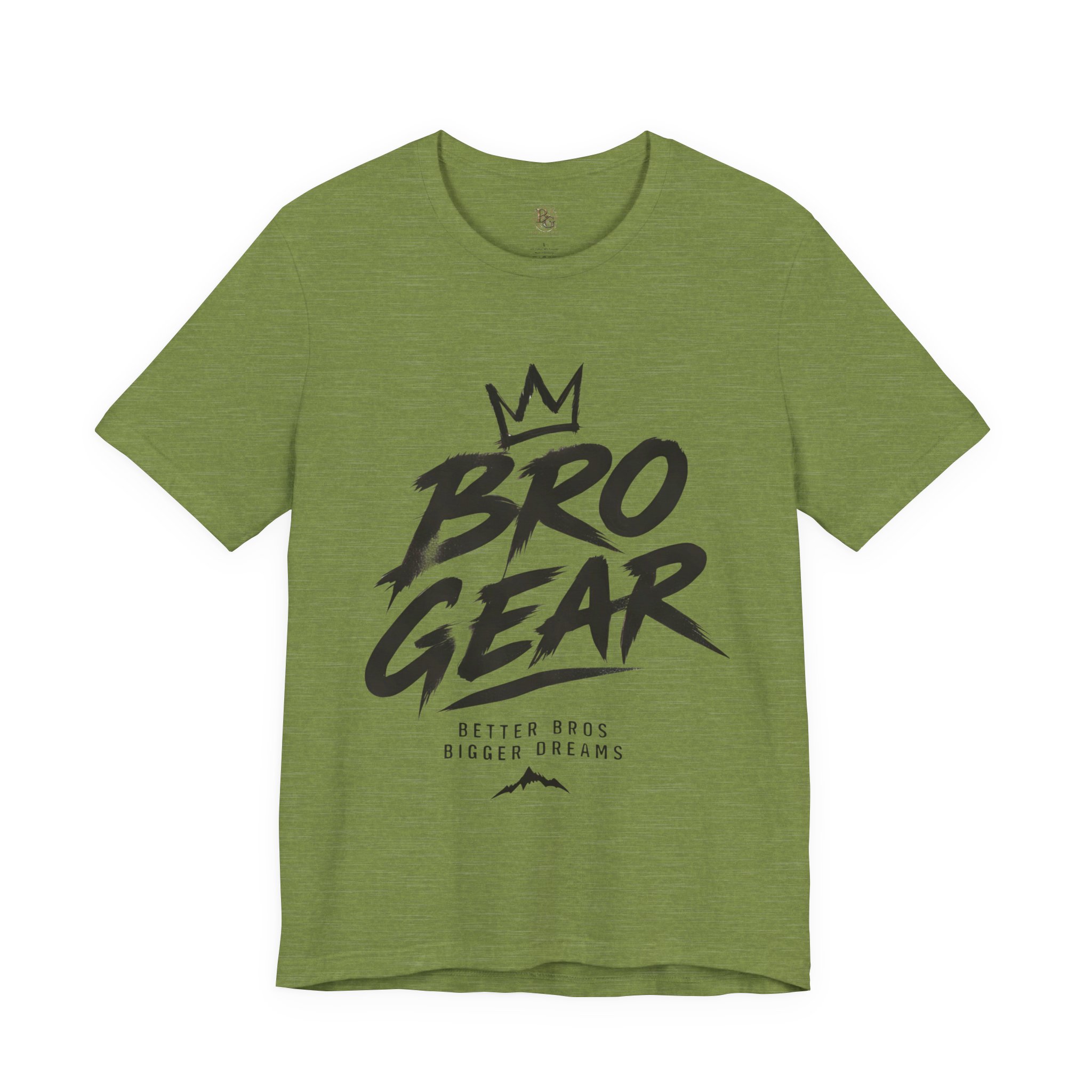 Bro Gear graphic tee | Bro Gear logo shirt, streetwear crown design - Image 16