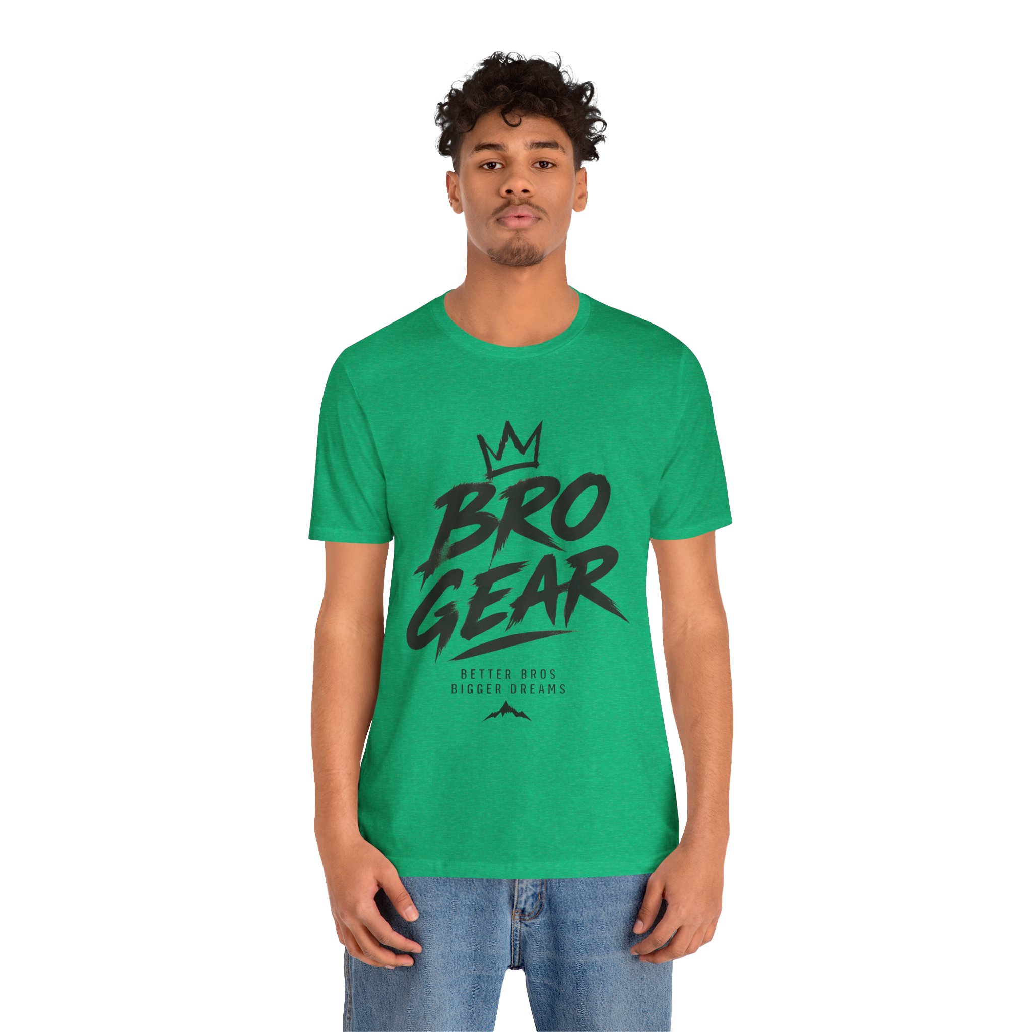 Bro Gear graphic tee | Bro Gear logo shirt, streetwear crown design - Image 28