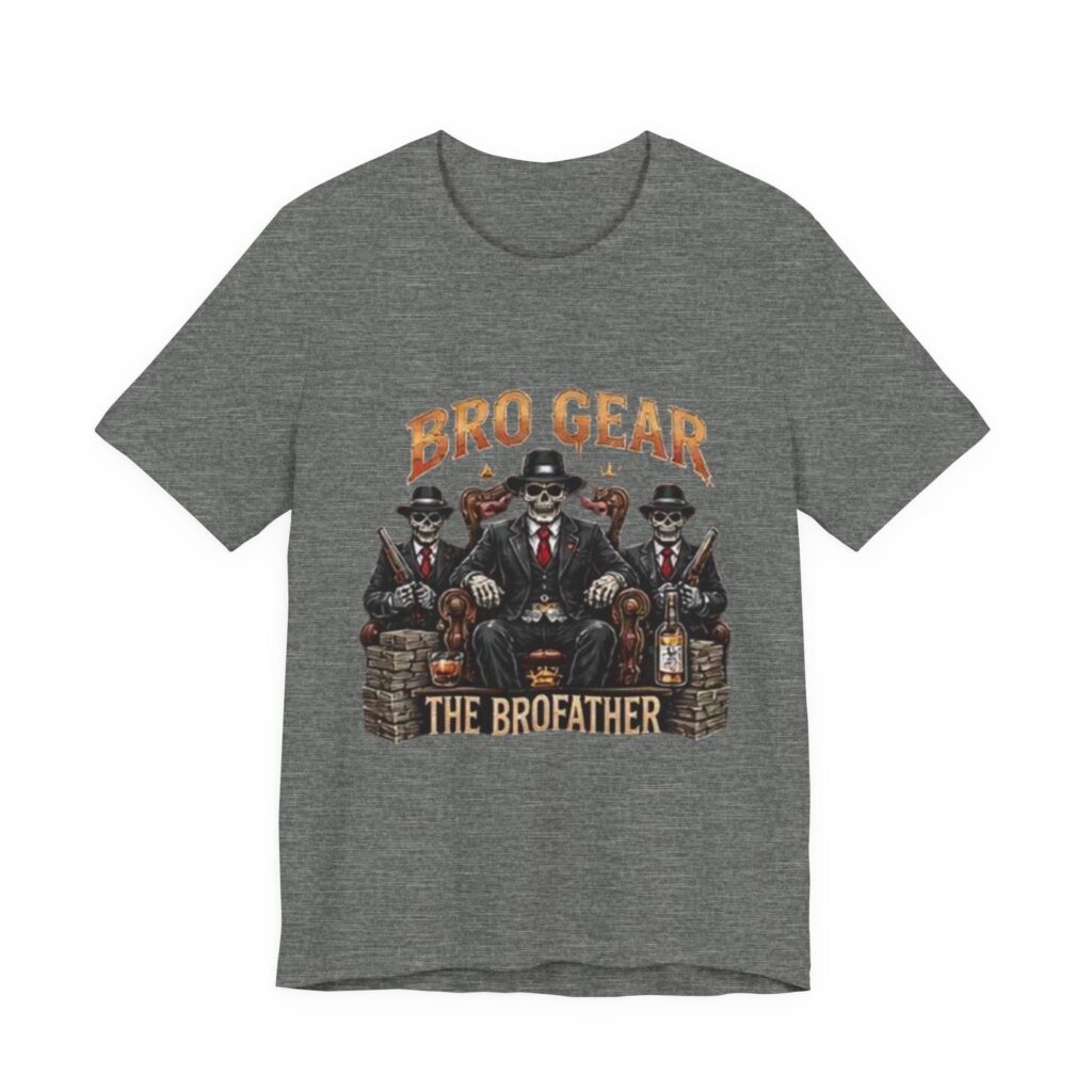 comfortable t shirt with a bro gear design