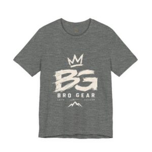 BG Bro Gear Brush Logo T-Shirt | Mountain Graphic Tee