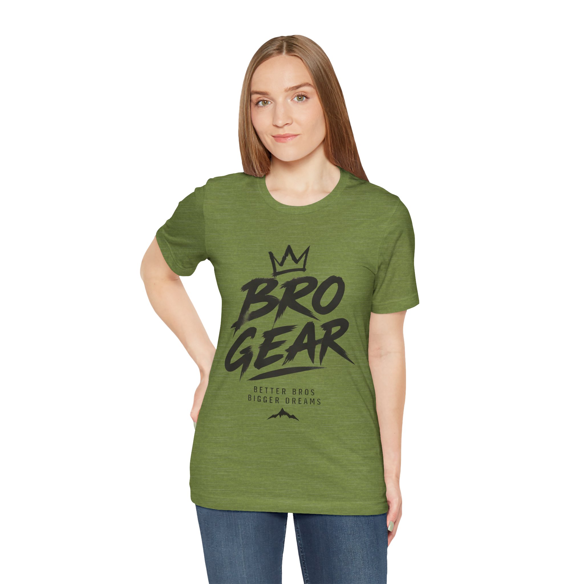 Bro Gear graphic tee | Bro Gear logo shirt, streetwear crown design - Image 19