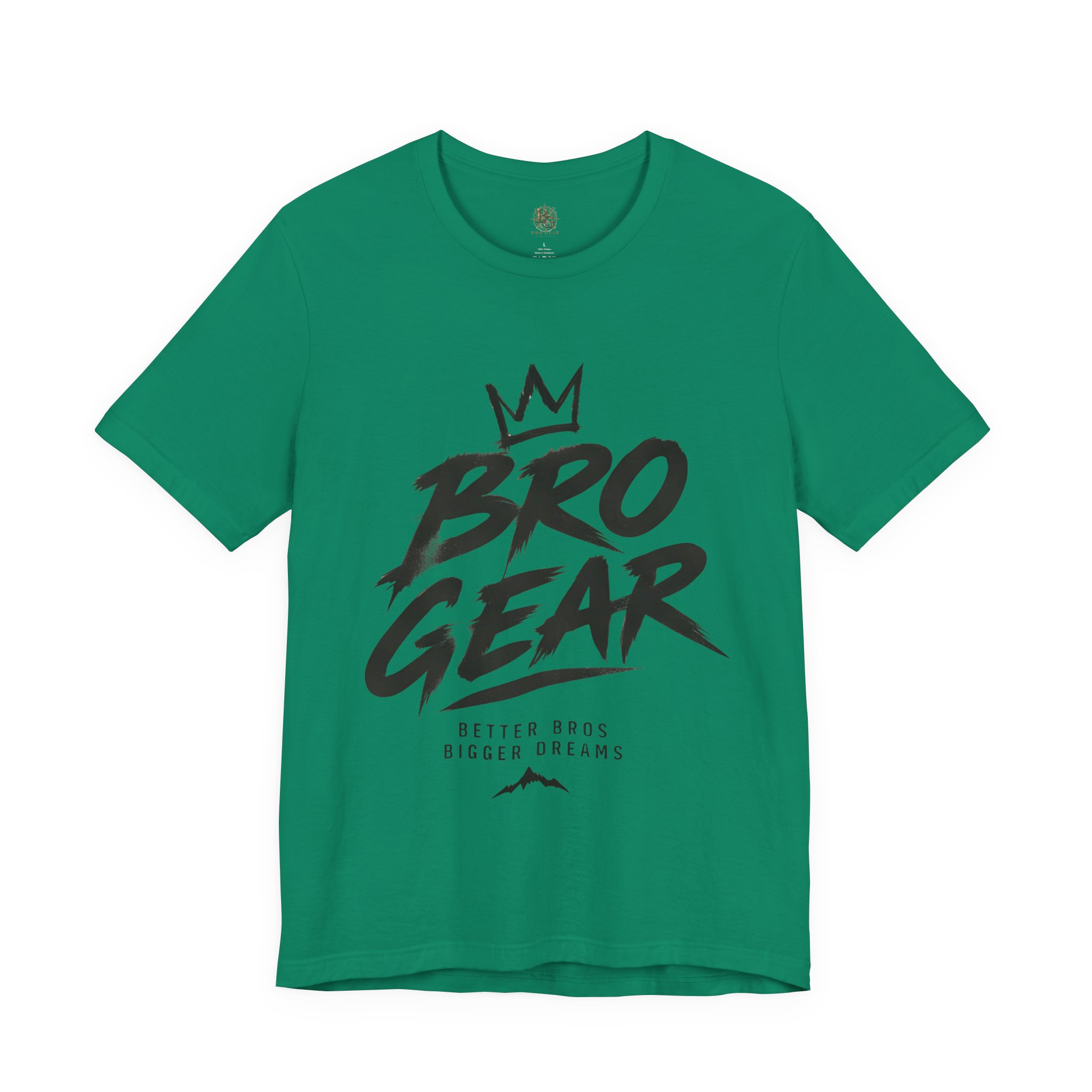 Bro Gear graphic tee | Bro Gear logo shirt, streetwear crown design - Image 31
