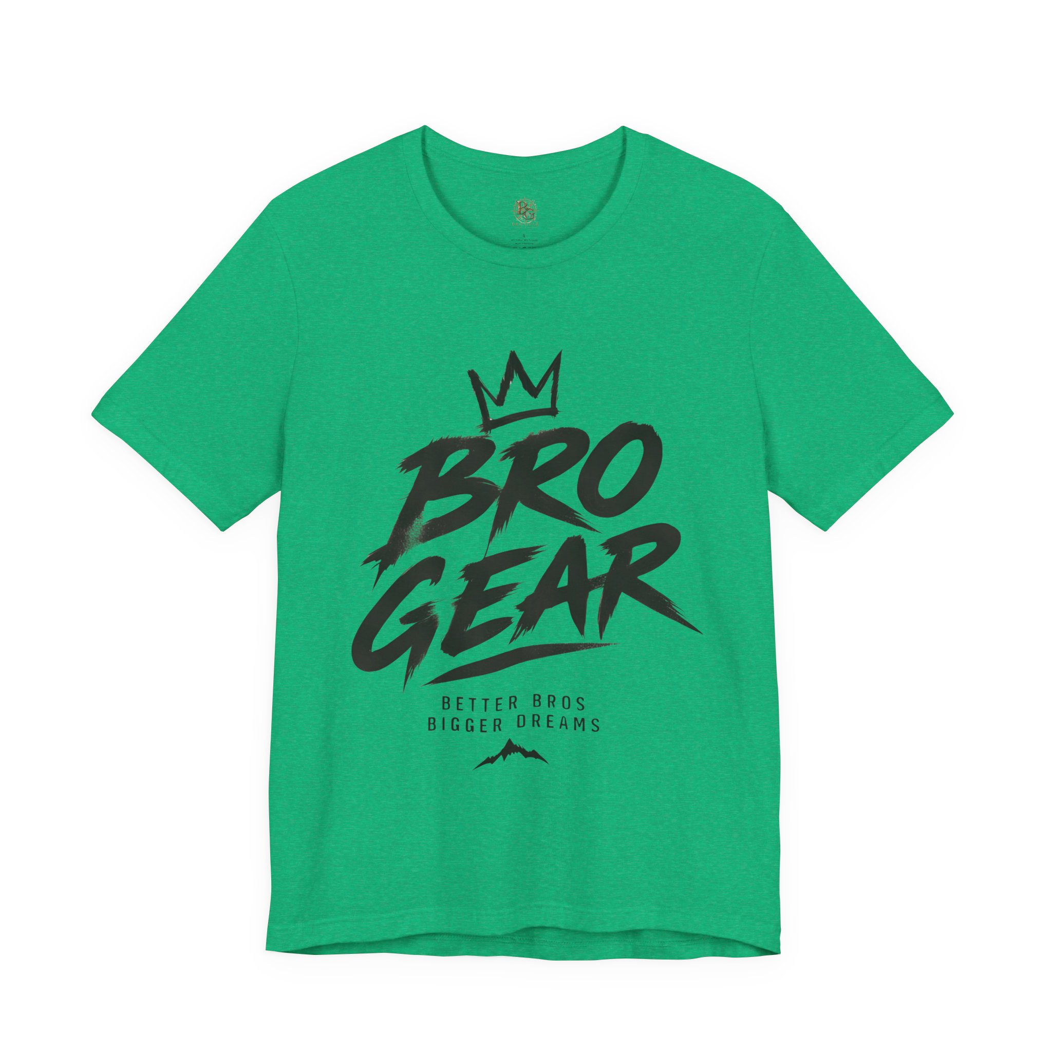Bro Gear graphic tee | Bro Gear logo shirt, streetwear crown design - Image 26