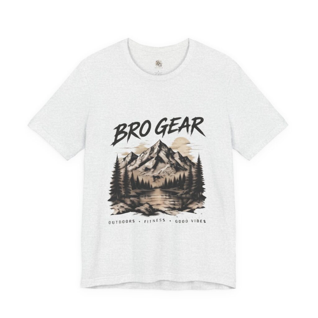 Bro Gear Mountain Outdoors Graphic T-Shirt