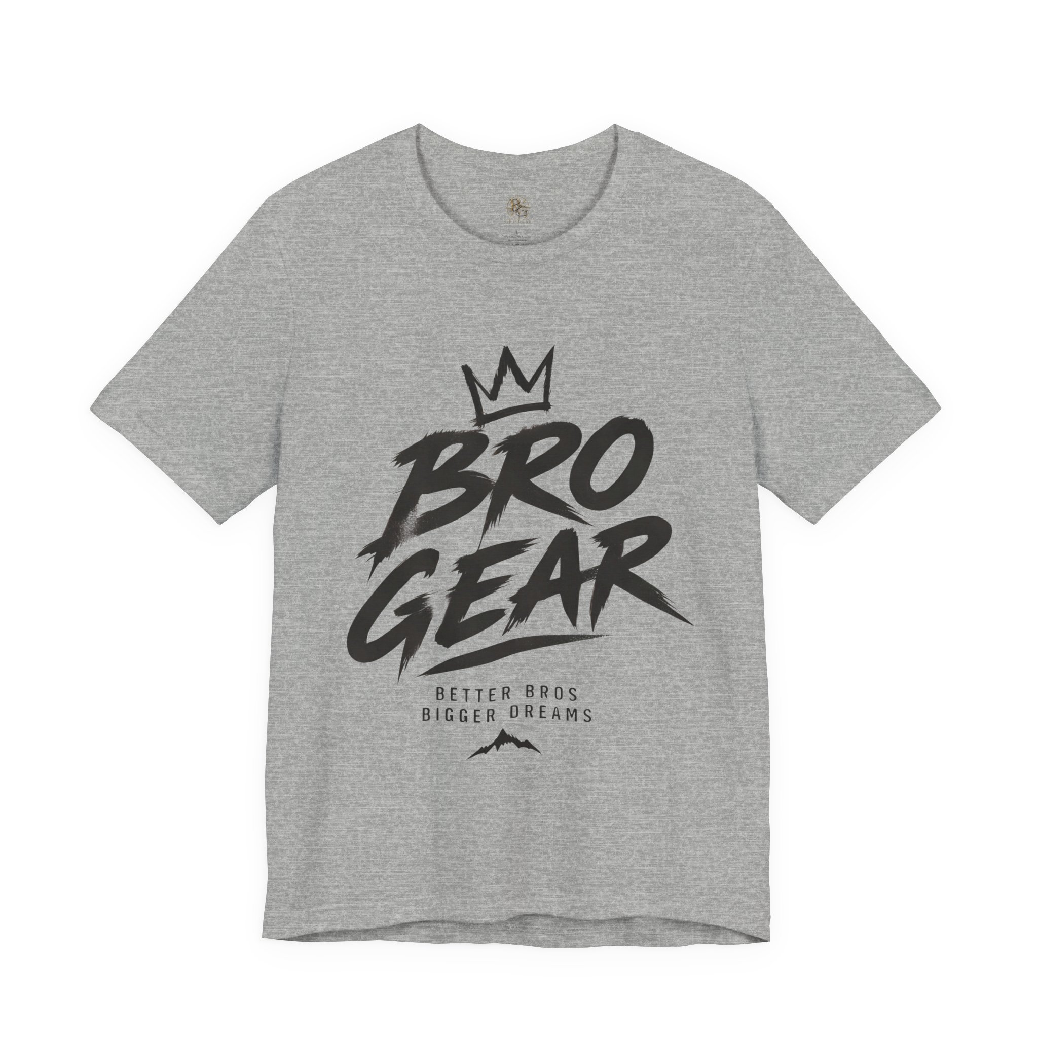 Bro Gear graphic tee | Bro Gear logo shirt, streetwear crown design - Image 36