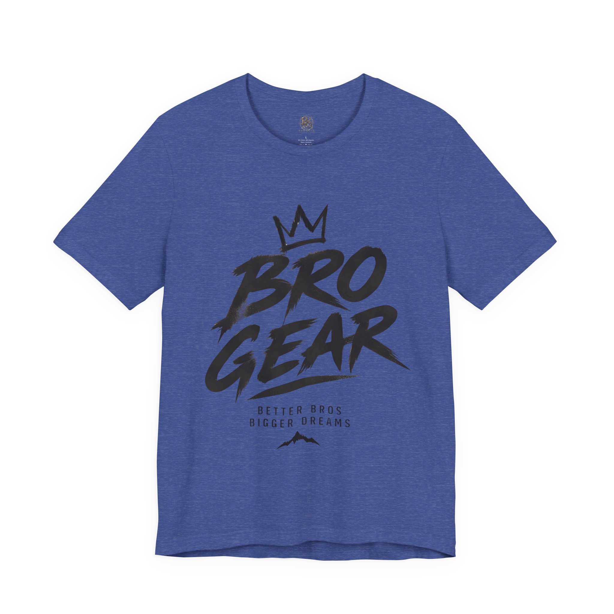 Bro Gear graphic tee | Bro Gear logo shirt, streetwear crown design - Image 46