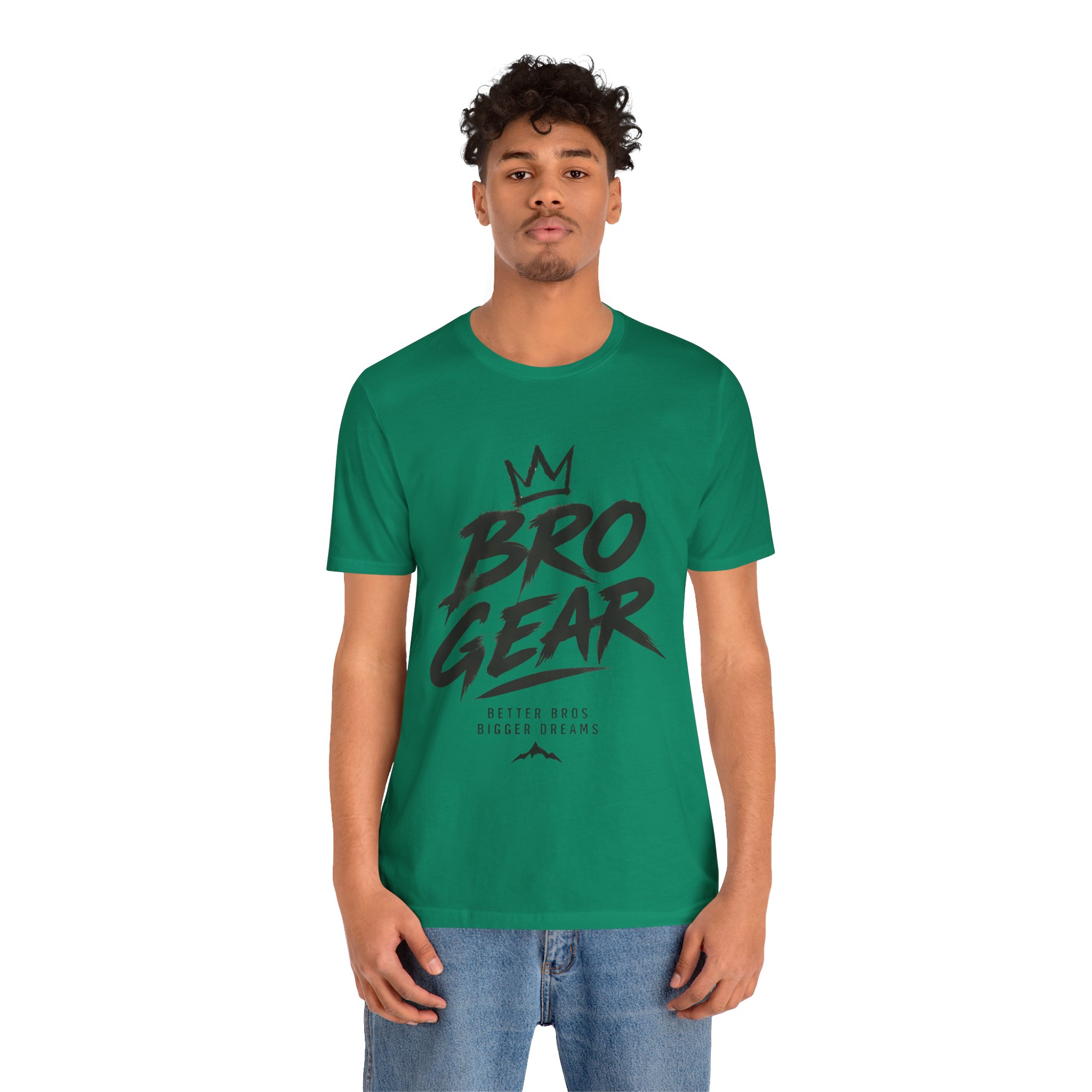 Bro Gear graphic tee | Bro Gear logo shirt, streetwear crown design - Image 33