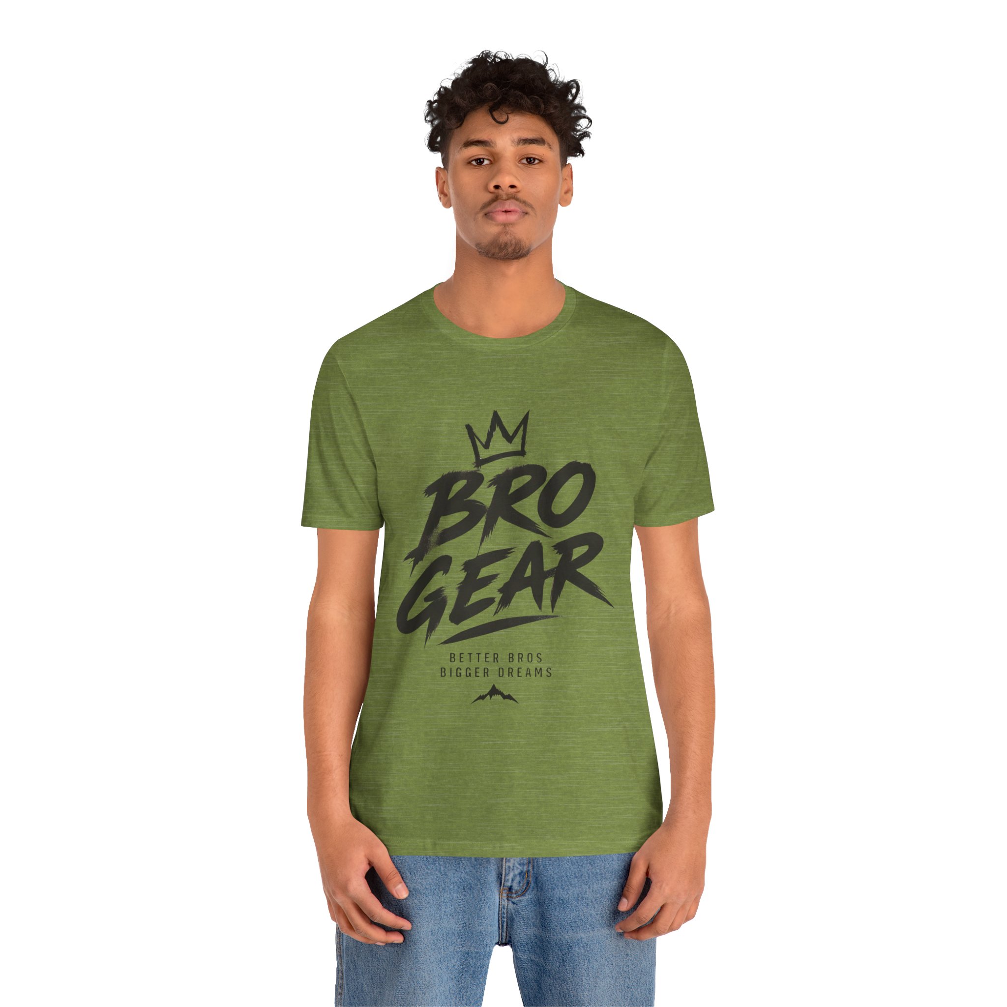 Bro Gear graphic tee | Bro Gear logo shirt, streetwear crown design - Image 18